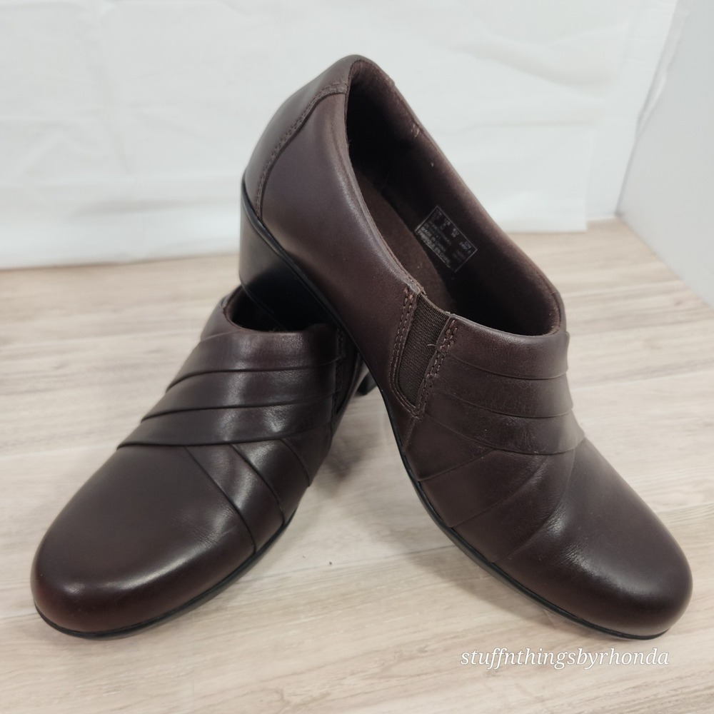 CLARKS Collection Womens CHANNING ESSA 15260 BROWN  Leather Size US‎ 8 / UK 5.5